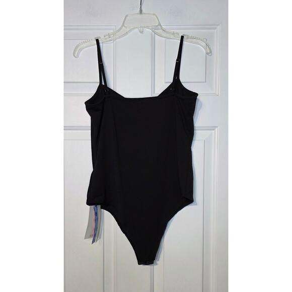 Cider Womens Black Bodysuit Sleeveless Size L One Piece NWT - Picture 3 of 6